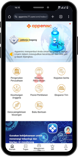 AppenInc Ternyata Aplikasi Ponzi Ilegal Tanpa Izin OJK atau Bappebti